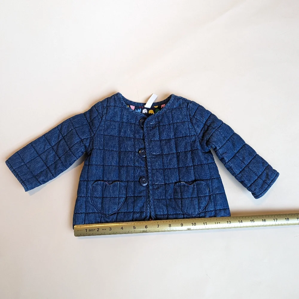 Hanna Andersson Denim Quilted Lined Heart Midweight Jacket for Baby - Picture 10 of 10